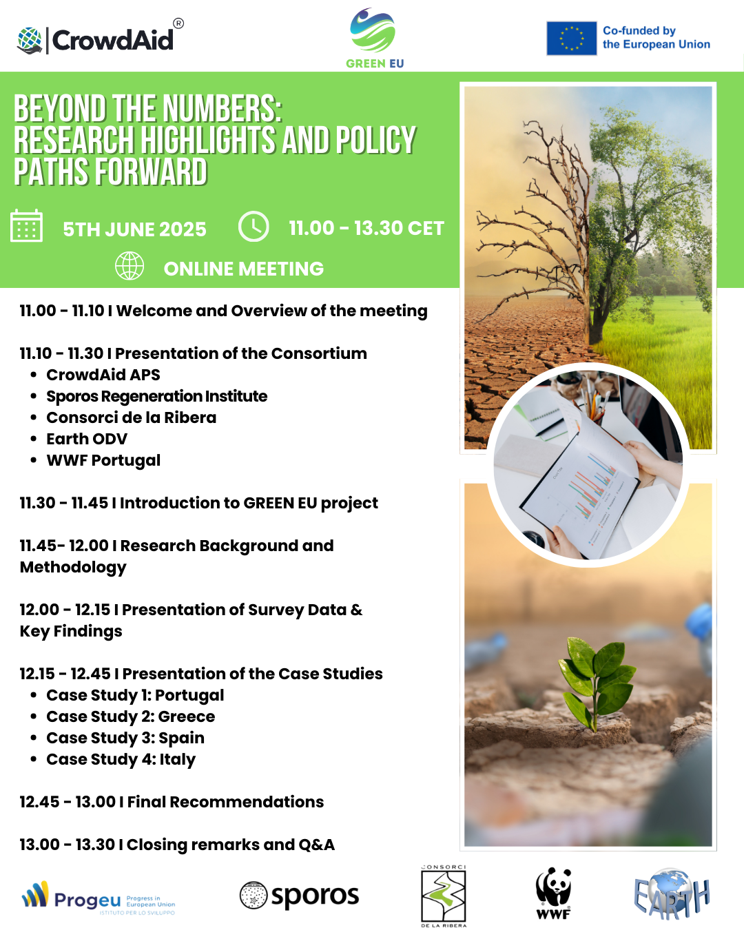 Registrati per la presentazione dei risultati della Survey GREEN EU